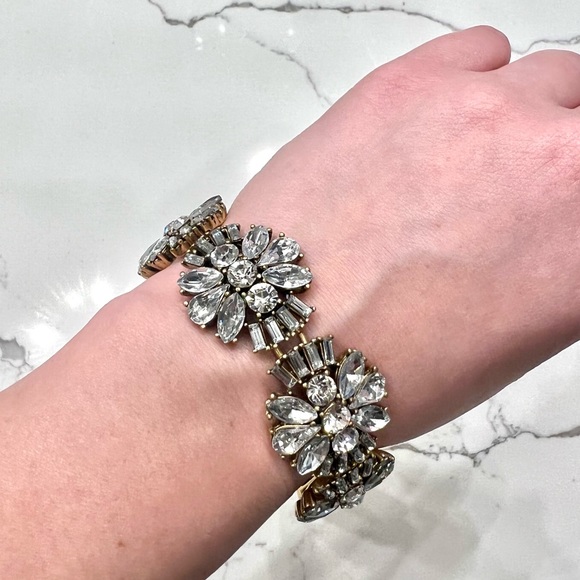 NWT J. Crew Rhinestone Bracelet - Picture 3 of 6